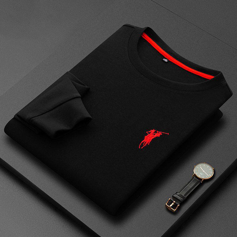 

Новый универсальный повседневный деловой свитер на весну и осень для мужчин с воротником-стойкой и длинными рукавами, повседневный свитер с капюшоном из жаккардовой вязки 3XL чёрный