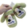 Plush Cute Baby Winter Anti-freeze Hanging Neck Mittens with Velvet Lining - Thickened Warm Children's Gloves