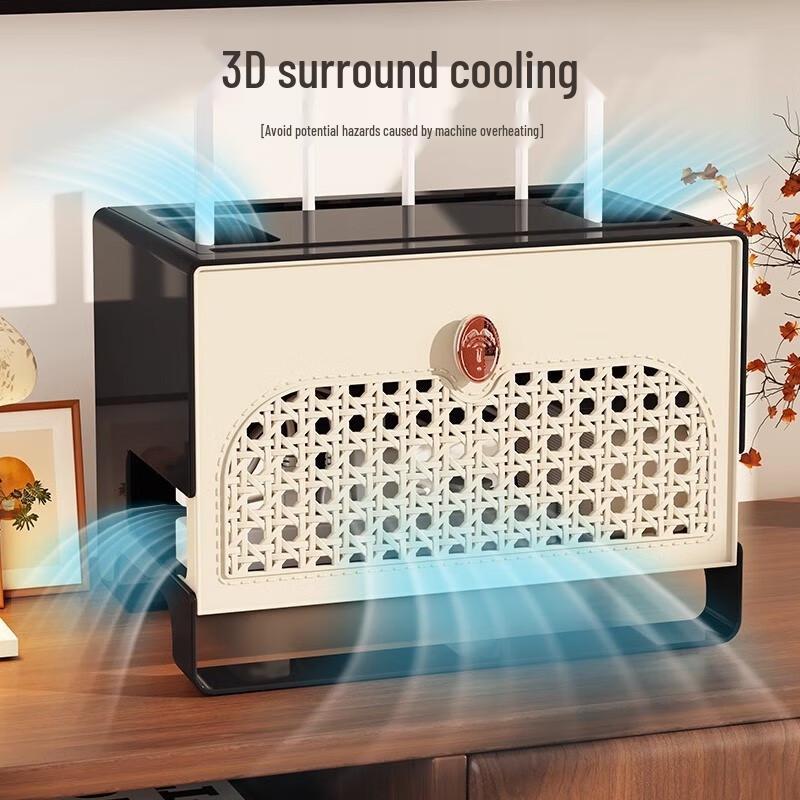 miflame Large Capacity Cable & Router Organizer Box