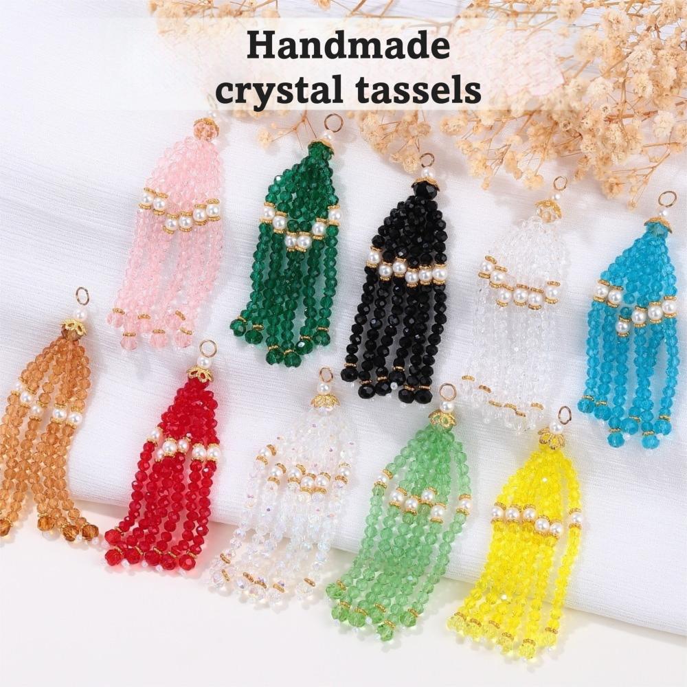 Medium Length DIY Jewelry Accessories Multi-Color Bead Fringe Tassel  Hanfu Bracelet