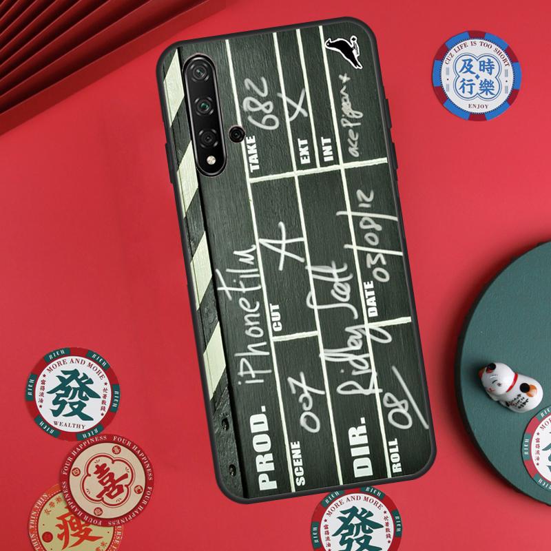 Clapper Board For Huawei Nova Y73 Y72 Y61 Y91 Y90 Y70 Y60 12s 12i 11i 8i 9 10 SE P60 Pro P30 P40 Lite Case