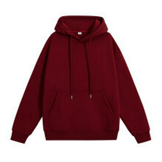 2024 Hong Kong Style Hooded Cardigan Sweatshirt with Long Sleeves and Drawstring