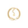 Logo Design Metal Resin Pearl Bracelet Women Bracelet Gold N2611WOMMTD300