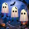 Floating LED Specter Flashing Halloween Hanging Ornament Funny Specter Ceiling Hanging  Porch