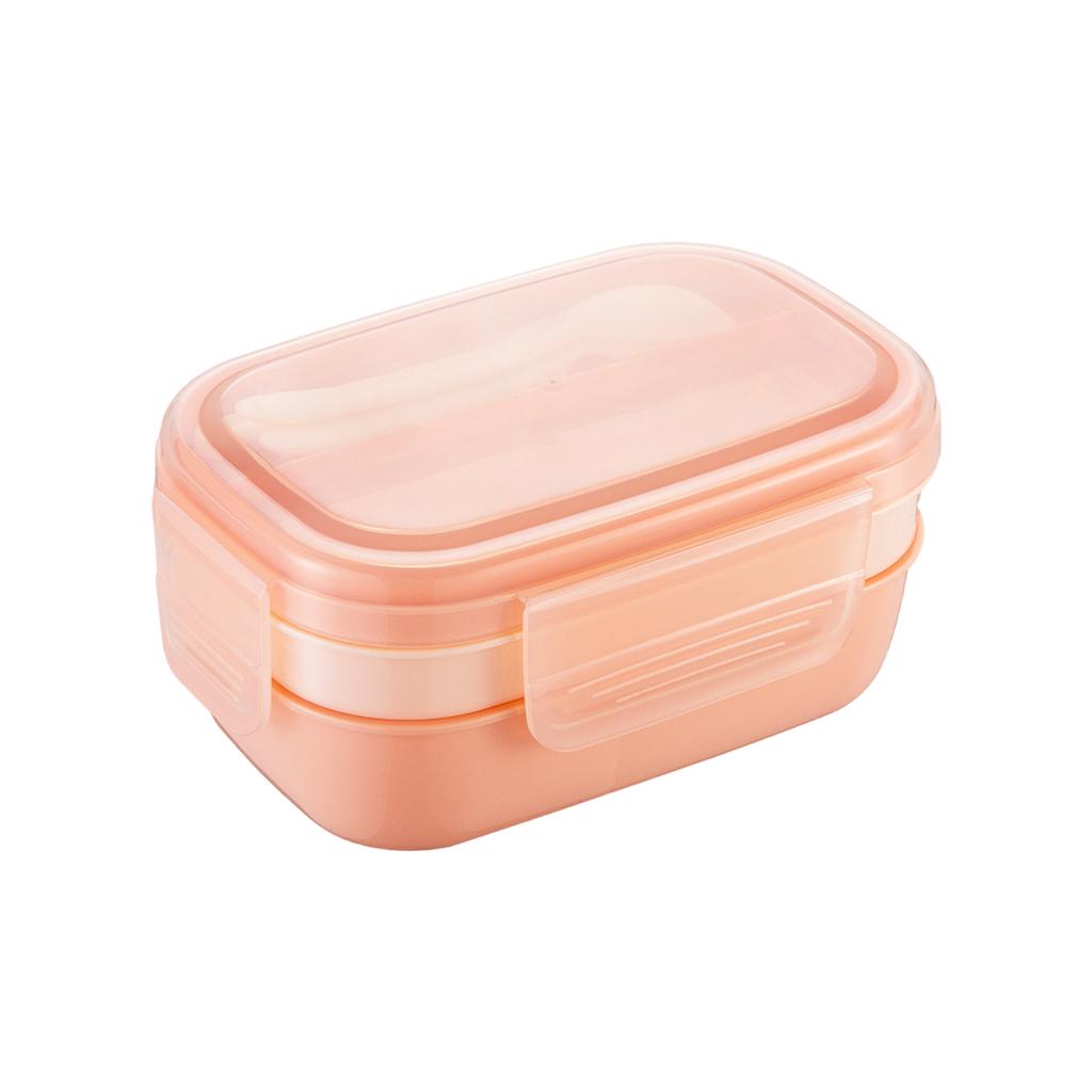 BPA-Free Bento Box 3 Layers Suitable For School/Picnic Resistant To High Temperatures And Invariance Violet
