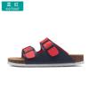 Fashion Astronomy cork slippers men strucplates couple beach slippers casual sandals men summer shoes