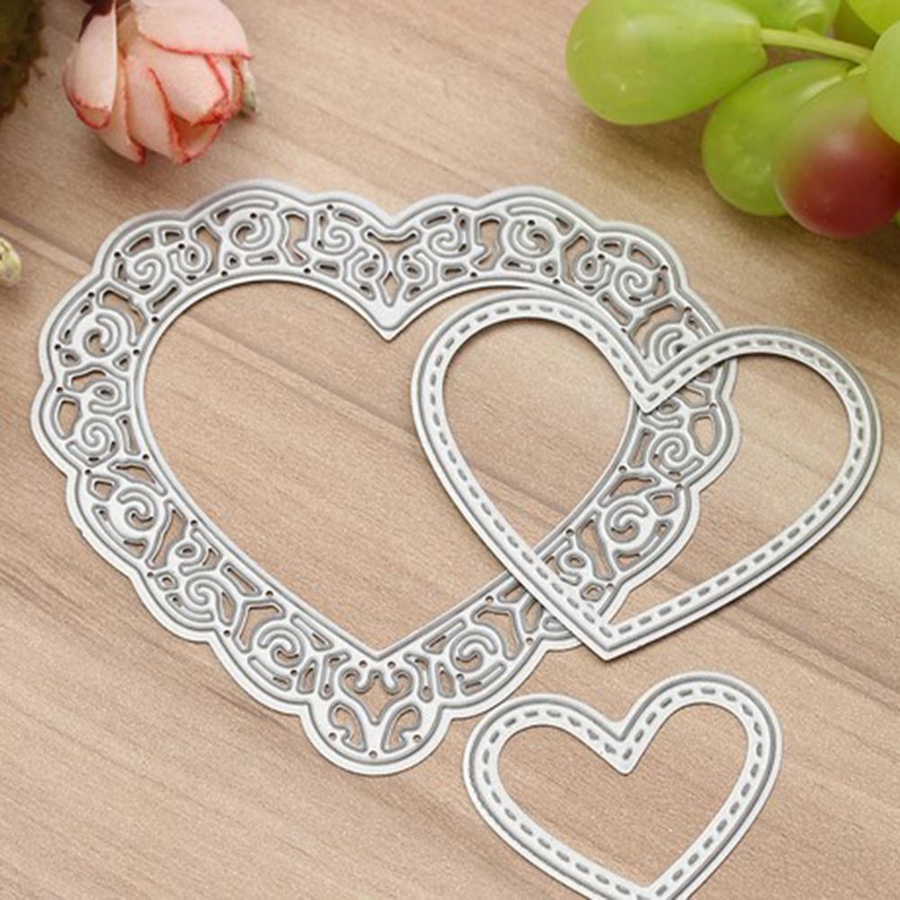 Heart Scrapbook Craft Dies Scrapbooking Die 3D Stamp DIY Scrapbooking Card Making