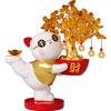 Fortune Cat Crystal Fortune Tree Decoration Gift for High End New House Relocation Gift