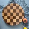 Wenge & Rubber Wood Chessboard Cutting Board