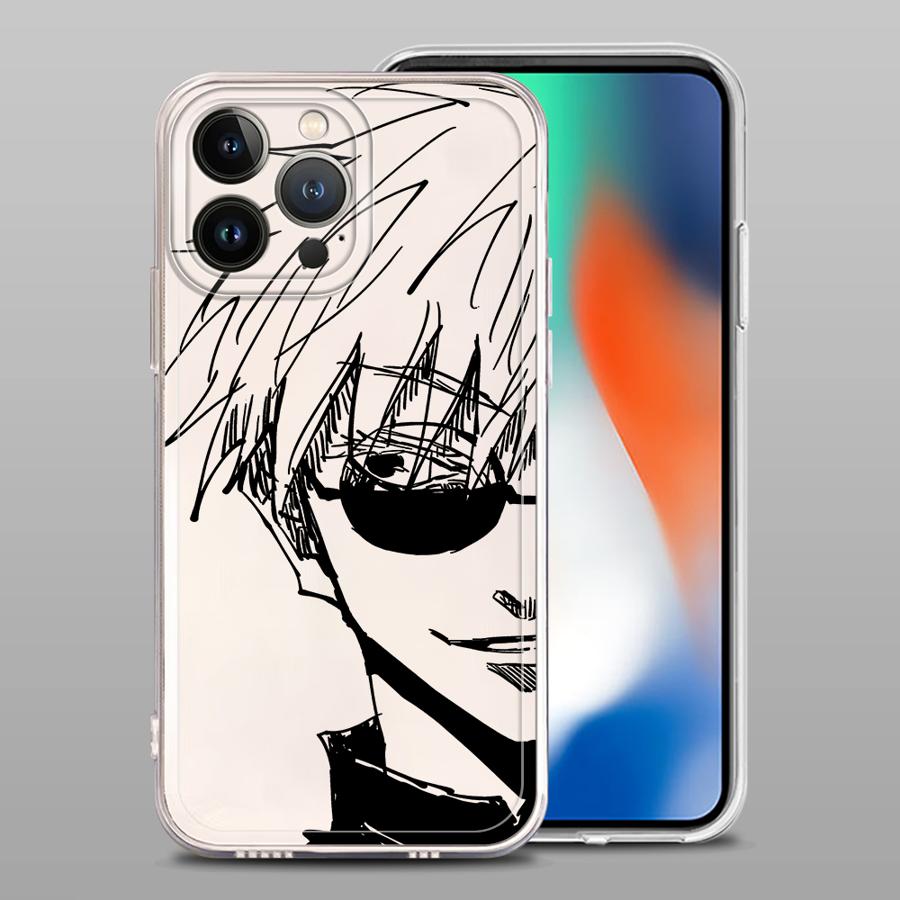 

J-Jujutsus K-Kaisens Soft Phone Cover Case for iPhone 17 Pro Max 12 Mini XR 13 Pro Air 16 14 Plus 11 15 XS Max 7 8 iPhone X