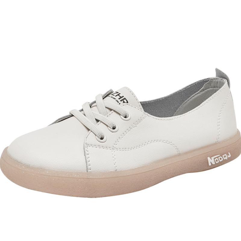 ZHR Women s A66 Color-block Leather Casual Sneakers 37