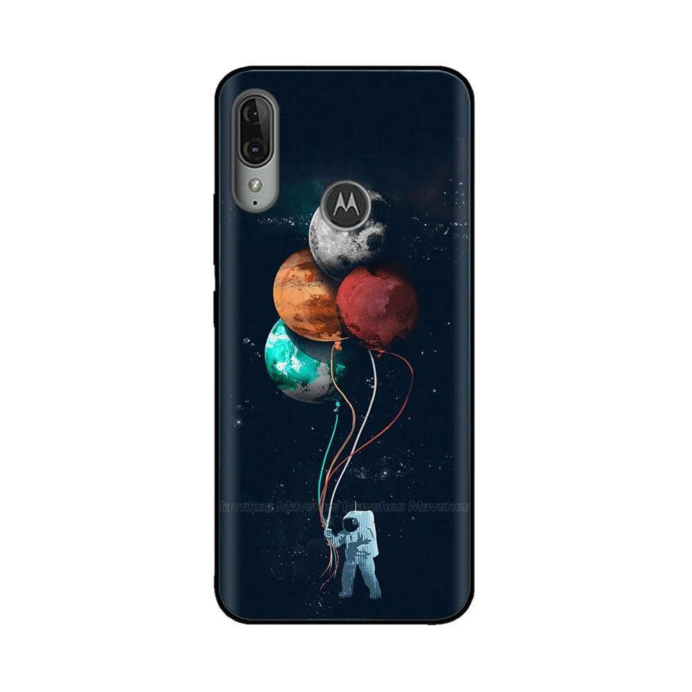 For Moto E6 Plus Case Soft Black Silicone Phone Back Cover For Motorola Moto E6 Play E6s 2020 MotoE6 Plus Case Cover Coque Funda