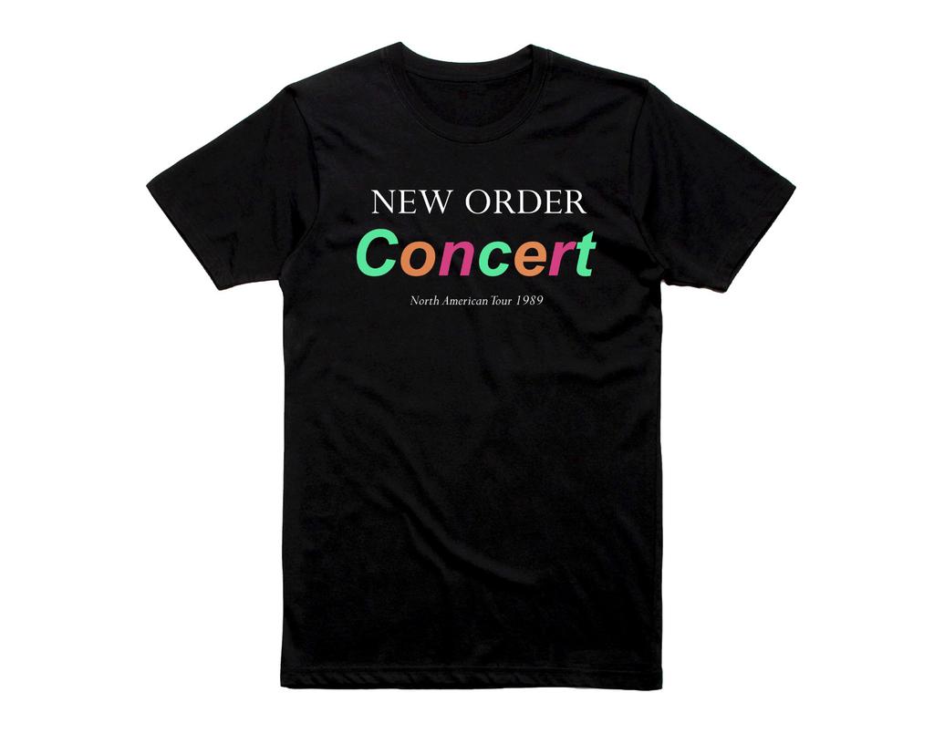 New Order "Nordamerika-Tour 1989" - T-Shirt-