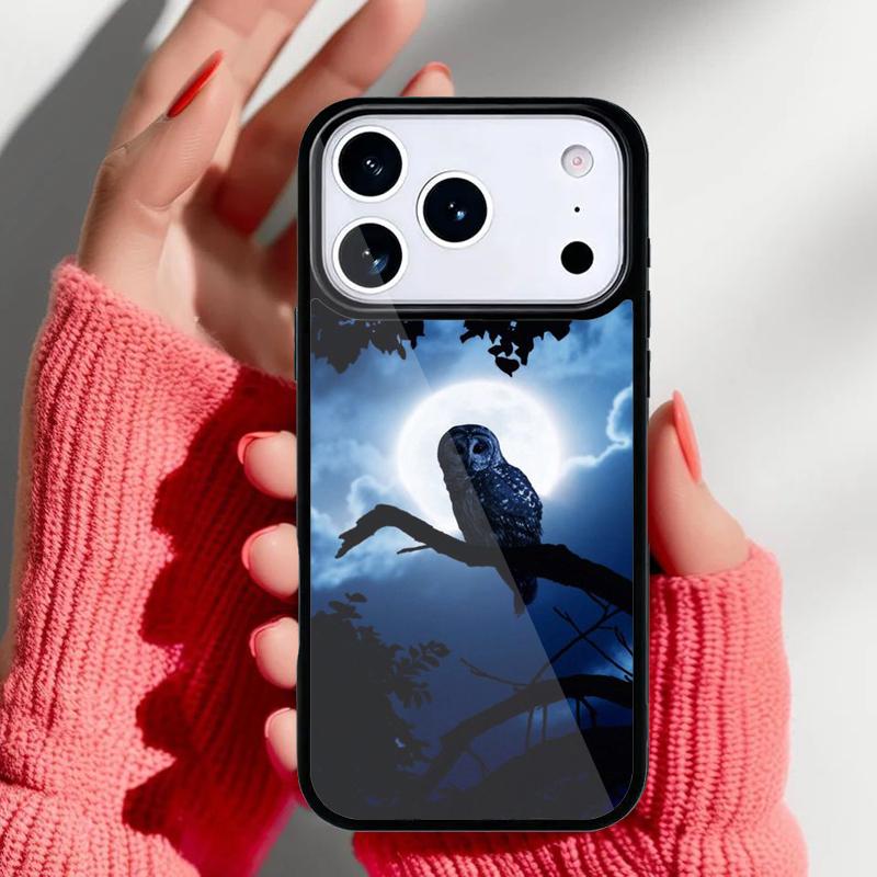 Bird Owl Nature Predator Phone Case for iPhone 17 16 15 14 13 Pro Max Back Cover for 12 11 Pro Coque