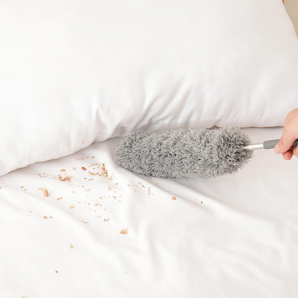 Microfiber Duster Retractable Bendable Stretchable Cleaning High Ceiling Fan Window Cars Walls Brushes Collector