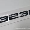Black Car Rear Letter Emblem for BMW 3 Series (320i, 325i, 328i, 330i, 335i) 2014-2016