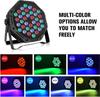 18/36 Led Par Lights Single Color Ultra Thin Stage Lighting, Dj Party Dance Studio Wash Lights Professional Stage Par Can Lighting