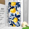 Blue Leaf Yellow Lemon Fresh Printed Clear Phone Case for Samsung Galaxy S26 S25 Ultra S24 S23 S22 Plus S21 FE S20 5G Soft Cover