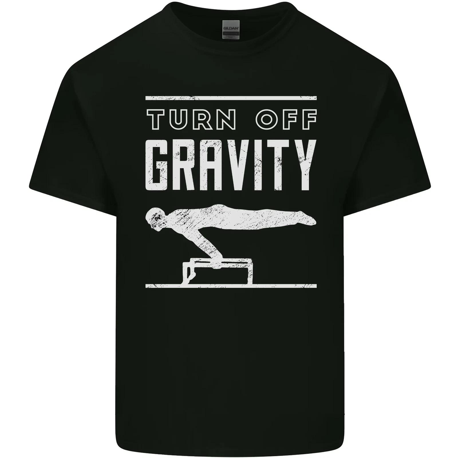 

Gymnastics Turn Off Gravity Gymnast Pommel Horse Kids T-Shirt Childrens S
