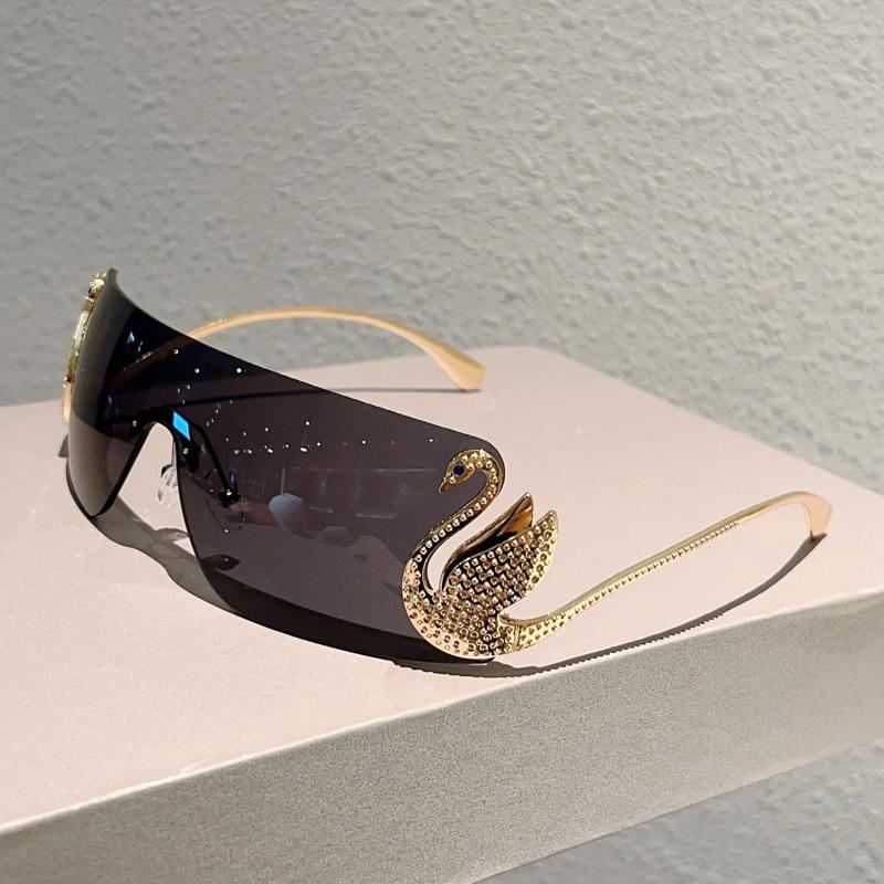 JYL TS Sunglasses UV Protection Frameless Metal Leopard/3610
