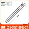 Shockproof EMR CNC Milling Cutter Holder - Round Nose, Bull Nose & Flat Machining Extensions (R4, R5, R6)