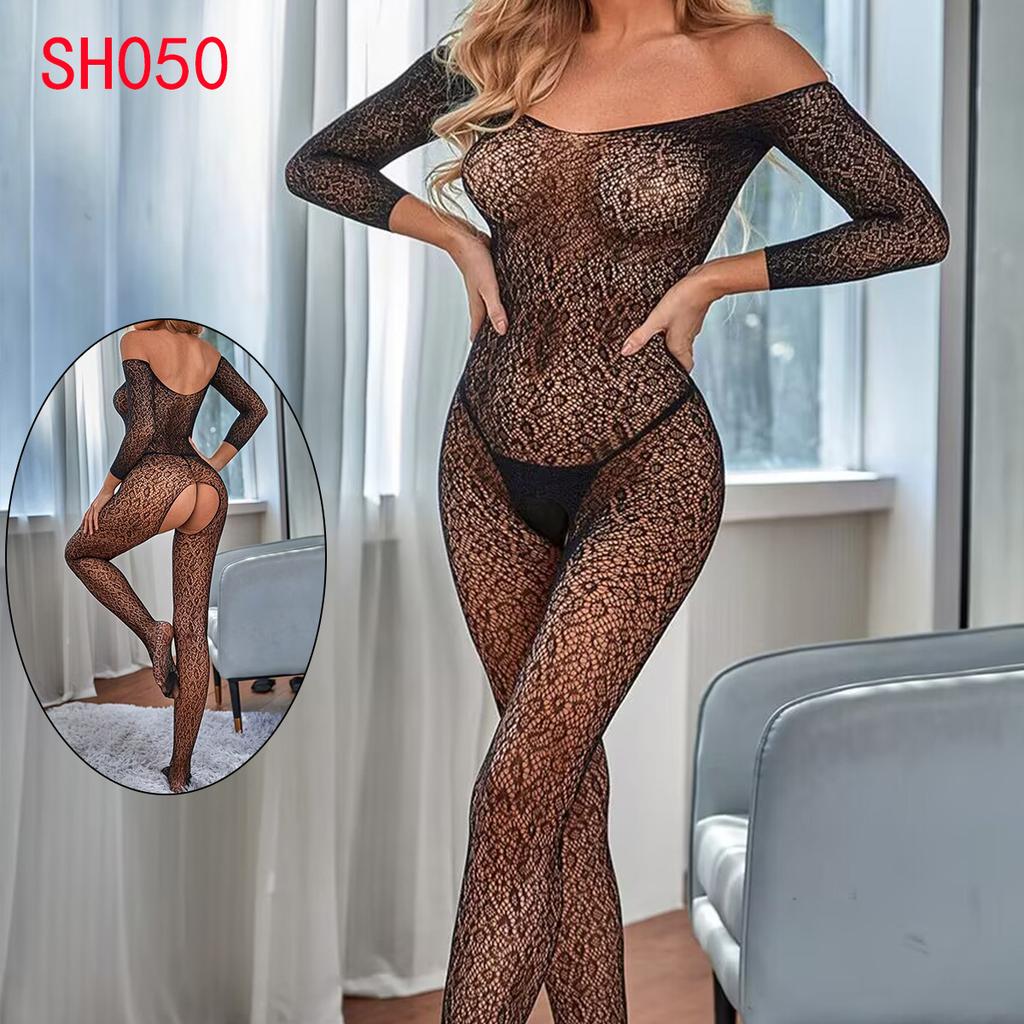 Bielizna Damska Plus Size Seksowna Koszula Nocna Pasjonujące Otwarte Pończochy Pokusa Uniform Bez Pasków Plus Size Namiętność Sh075