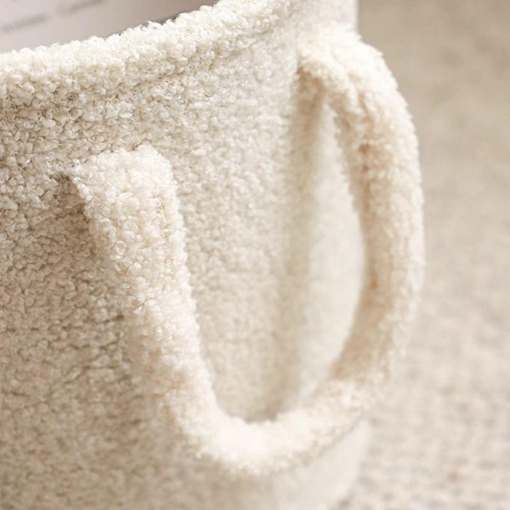 Large Capacity Children Room Storage Basket Soft Plush Storage Basket Living Room