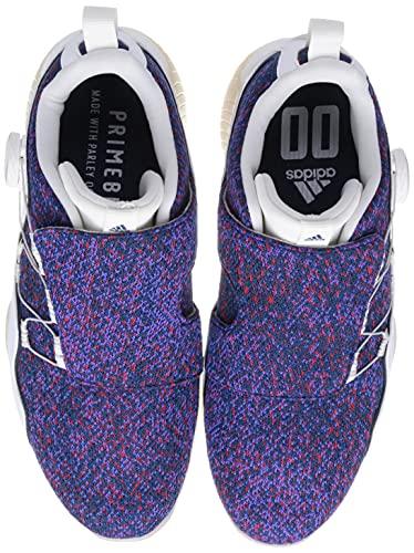 Adidas Golf Code Chaos Boa 21 Herren Golfschuhe, Weiß/Legend Marine/Scharlachrot, Größe 27,5 cm