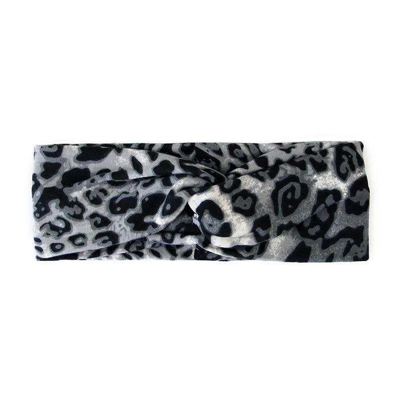 Frühling/Sommer Cashew Perücke Kreuz Damen Stirnband Böhmisch Sportlich Dünner Druck Geknotete Haaraccessoires Stirnband