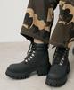 WEGO Platform Trekking Platform Korean Size Camel Women's Boots, Boots, Shoes, Style, Girly, Casual, Gift, Spring, Autumn, Winter, L,