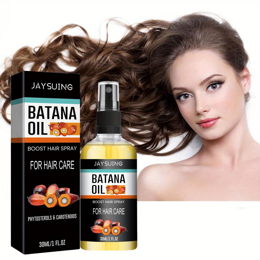 1pcs Batana Oil Hair Care Spray, Scalp Deep Moisturizing Essential Oil, Moisturizes Hair and Scalp, Making Hair Smoother and Easier To Comb