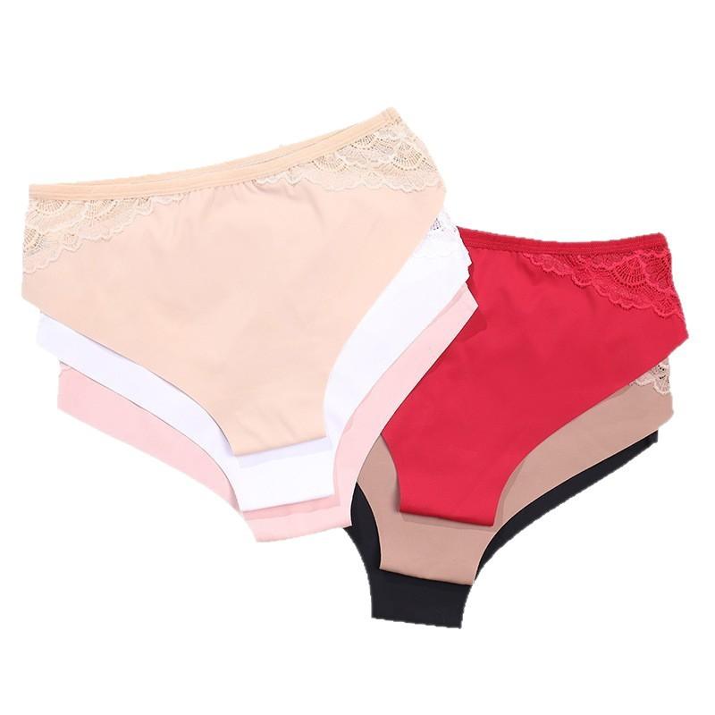 Seamless Women’s Briefs: Sexy Openwork Lace, Shaping, Low-Waisted, Semi-Covered Briefs for Women