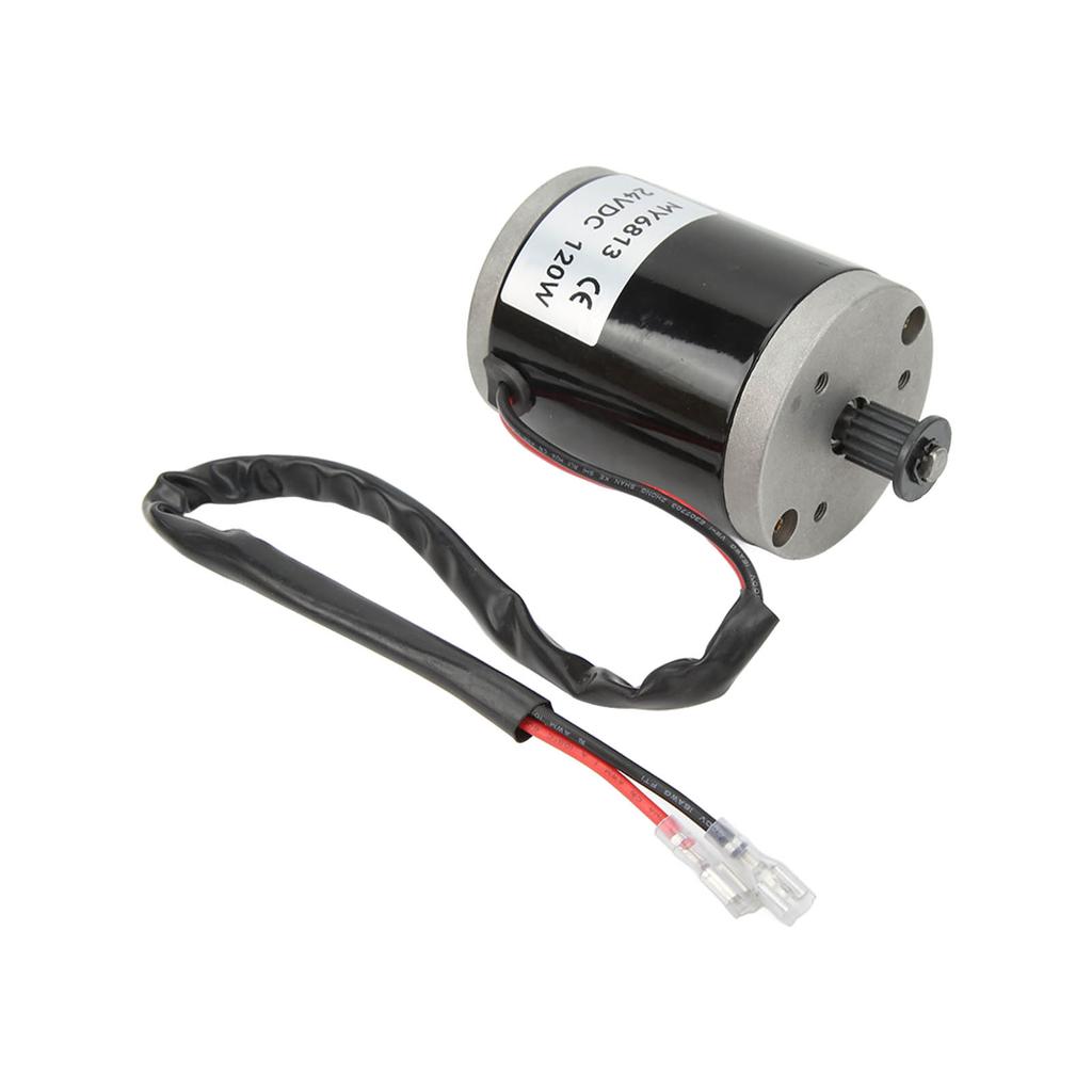 Brushed Motor with 420 Belt Aluminum Electric Motor for Electric Scooter 24V 120W