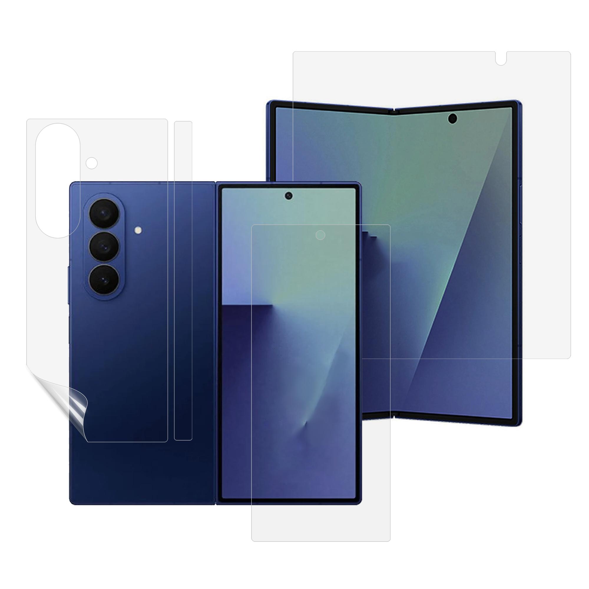 

1 Набір Для Samsung Galaxy Z Fold7 5G Захисна Плівка на Екран (внутрішній + передній) Прозора Фільм з ТПУ A
