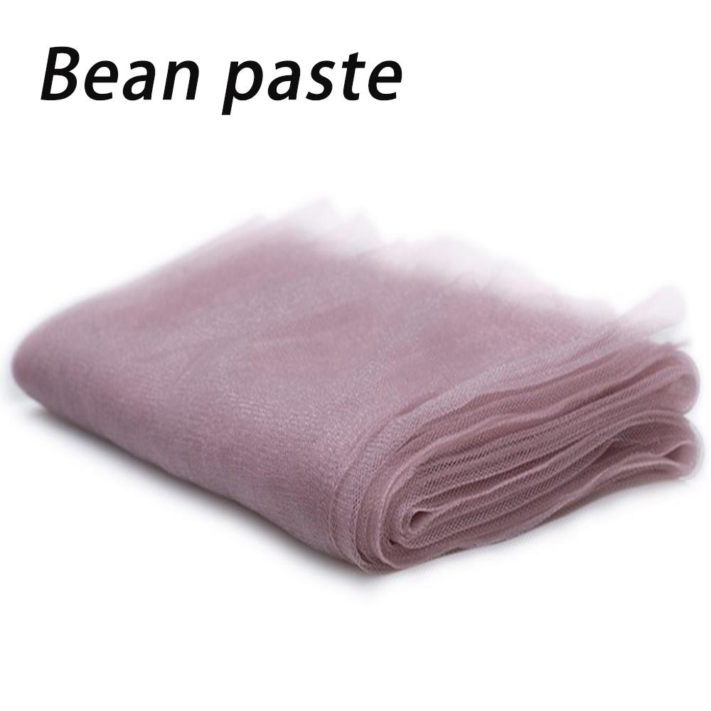 Pearlescent Tulle Fabric 150x100cm Soft Mesh Gauze for Bridal Skirt Clothing Home Curtain Lightweight Translucent Photo Backdrop