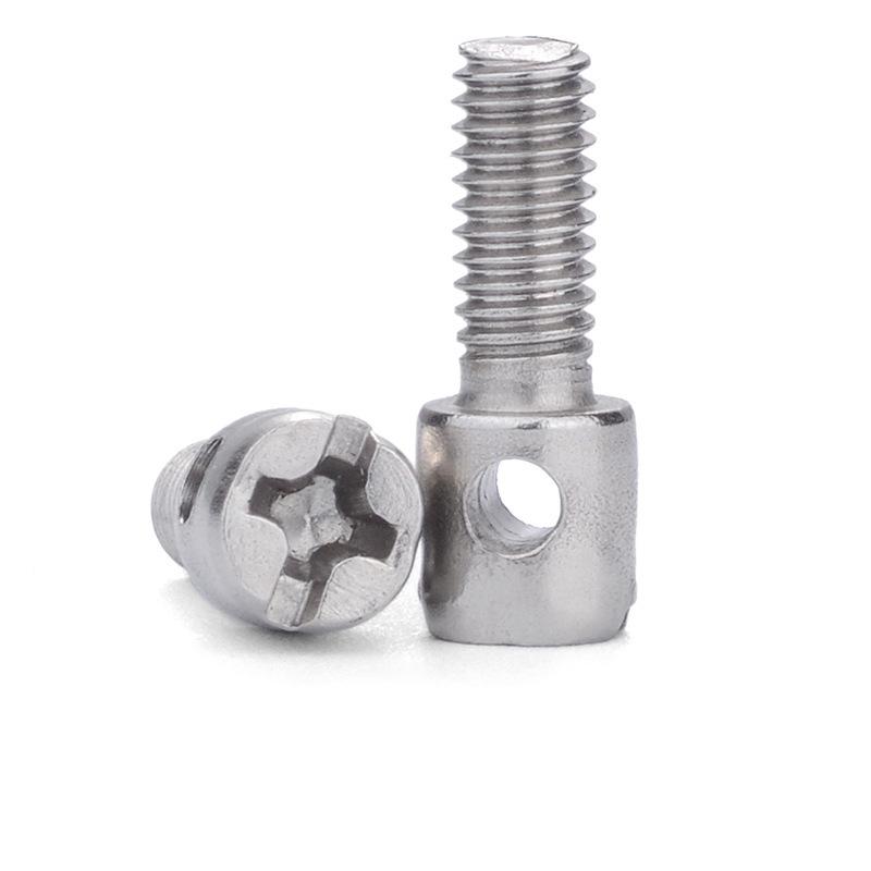 304 Stainless Steel Lead Seal Galvanized Meter Screw with Cross Hole
