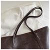 Versatile Retro Tote Bag - Large-Capacity Shoulder Bag for Commuting and Leisure, Korean Style
