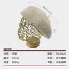 Beret children's autumn and winter face small painter hat trendy new big head circumference rabbit hair knitted newsboy hat
