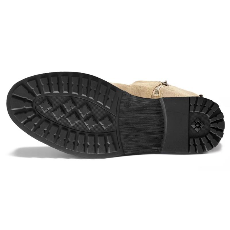 Stivaletti Chelsea da uomo in pelle scamosciata Stivaletti retrò da uomo Scarpe autunno inverno
