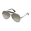 Ochelari de soare TF Chic din aliaj stil pilot pentru bărbați Ochelari de soare Gri FT081808G