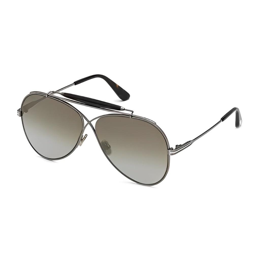 TF Chic Alloy Pilot Style Sunglasses Men sunglasses Gray FT081808G