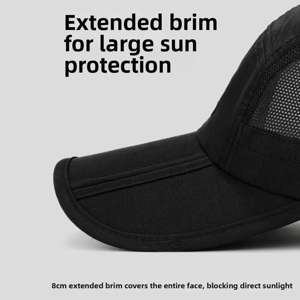 Creative Gift Quick Drying Baseball Cap Lightweight Packable Sports Hat Breathable Polyester Outdoor Hat