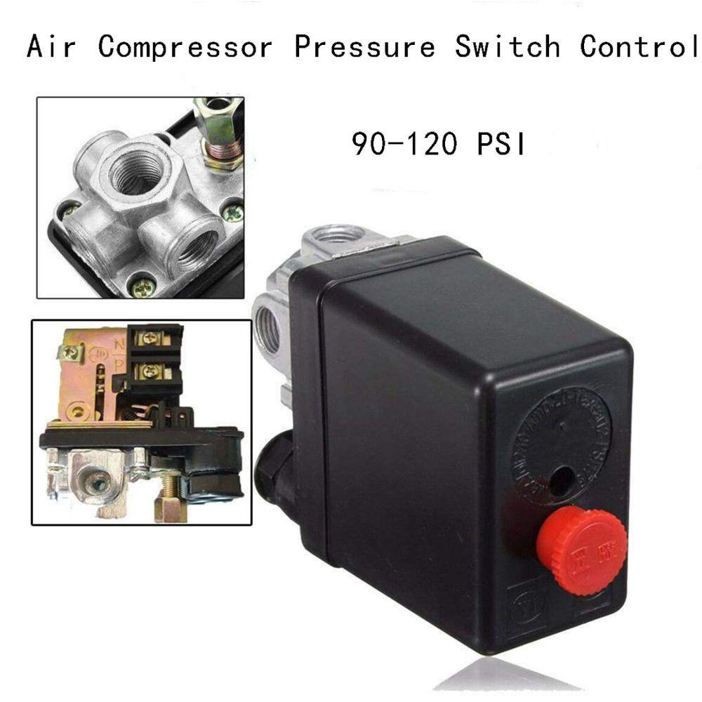220V Air Compressor 90-120PSI Pressure Switch Accessories Control Valve Air Compressor Parts