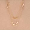 Trend Elegant Imitation Pearl Bead Double Layer Stacking Necklace for Women Stainless Steel Hammer Chain Necklace Jewelry Gift