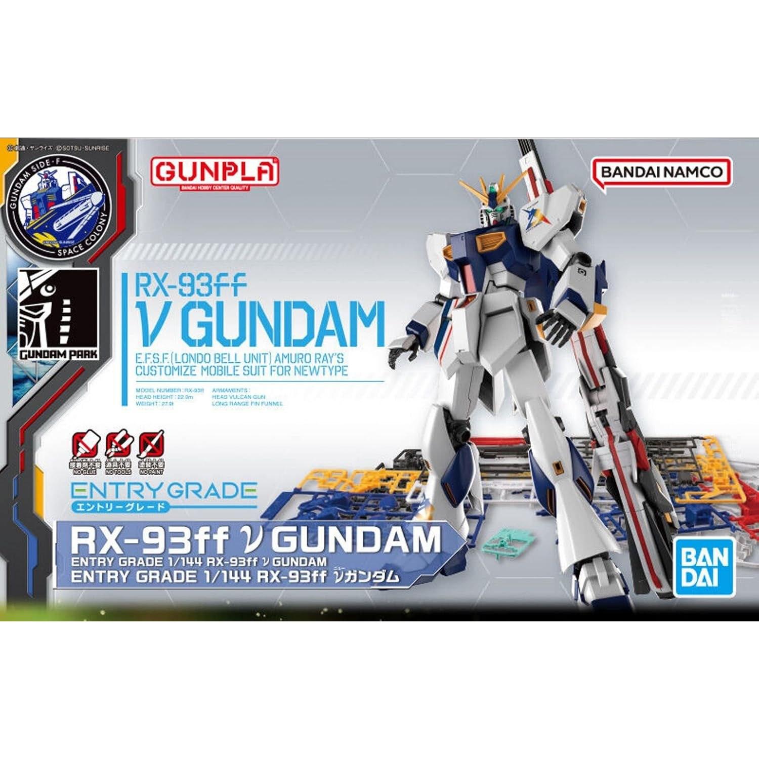 BANDAI SPIRITS ENTRY GRADE 1/144 RX-93ff Nu Gundam Mobile Suit Chars Counterattack