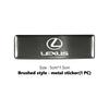 For Lexus 3D Metal Sticker Car Logo Rear Trunk Body Emblem Stickers Decal RX350 IS250 CT200h ES250 ES300h NX300h IS200 GS300