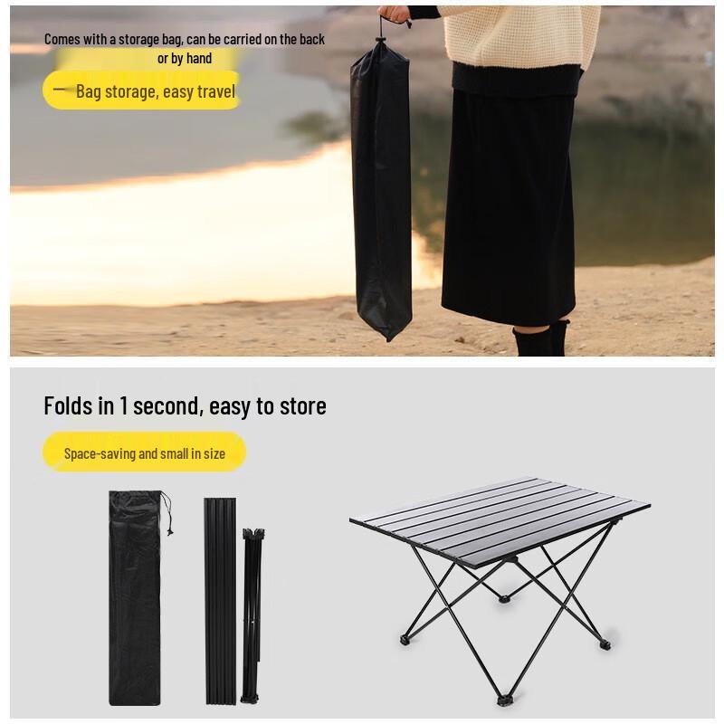 OEING Portable Aluminum Folding Table