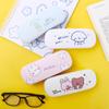 Bag Cartoon Square PU Leather Eyeglass Hard Box Glasses Box Reading Glasses Case Spectacle Case