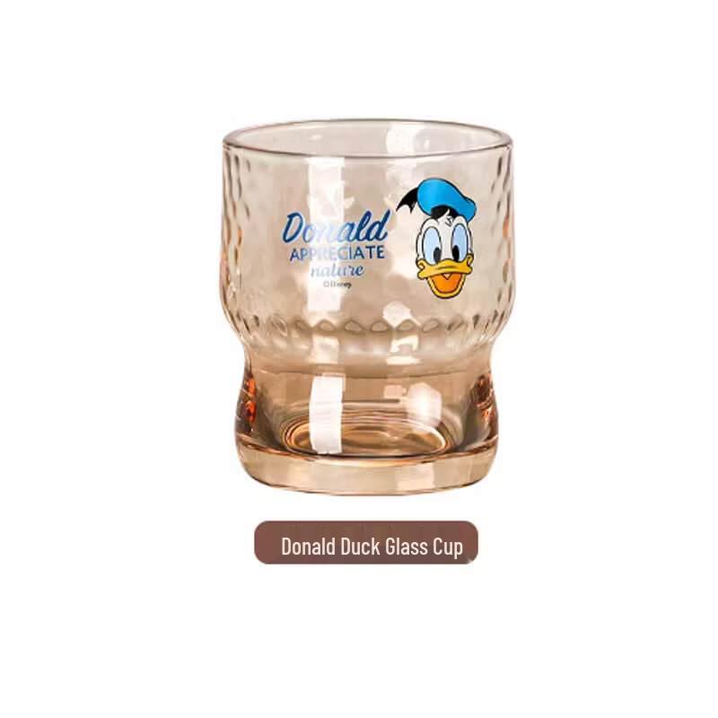 Disney Mickey & Friends Donald Duck Polka Dot Glass Cup