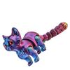 Metallic Kätzchen Fidgets Spielzeug Flexible Stressabbau Figur für Kinder und Erwachsene Tragbares Gelenkdesign